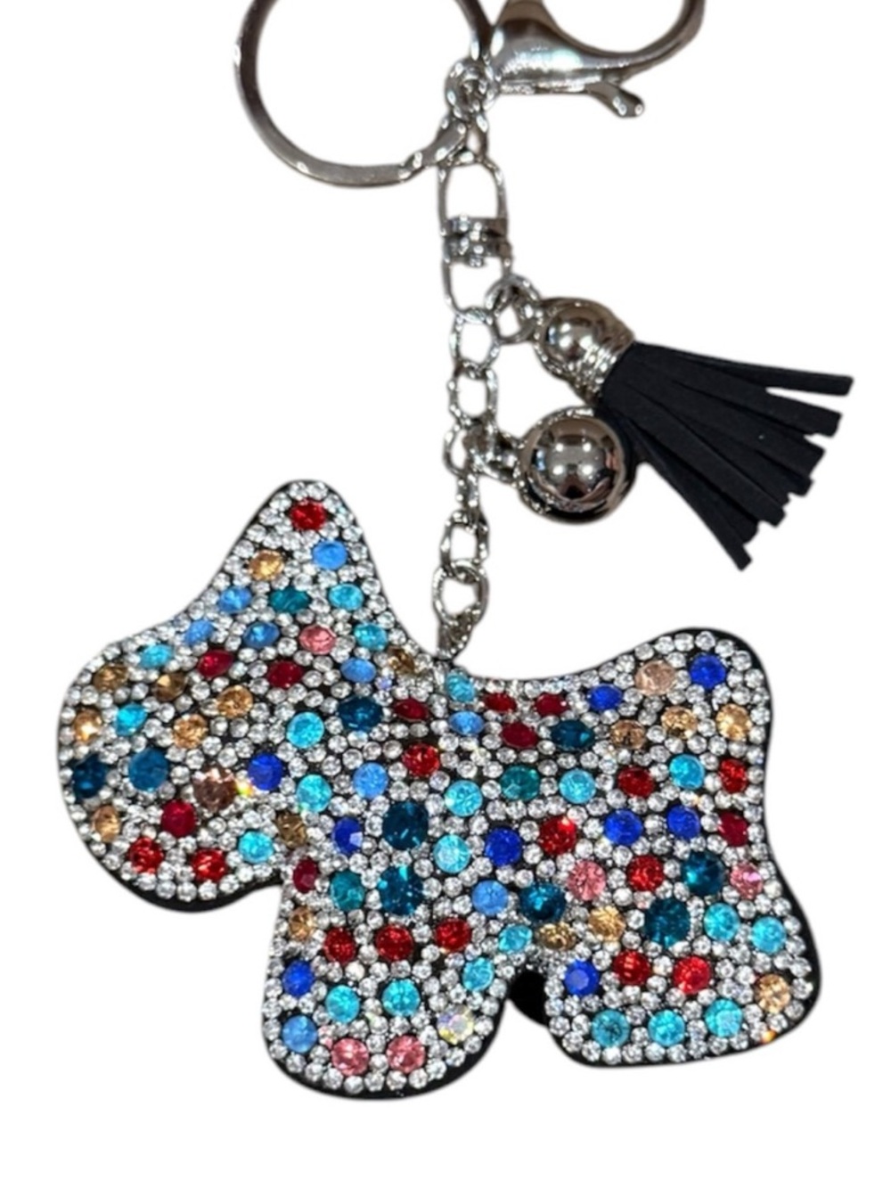 Dog purse/bag charm Keychain w/tassel